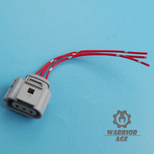 Qty1 3-pin crank sensor pigtail plug 1j0973723g for audi a4 q7 a3 a4 s4 quattro