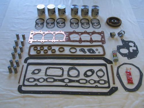 Master engine rebuild kit 1932 chevrolet 194 6cyl new pistons valves lifters