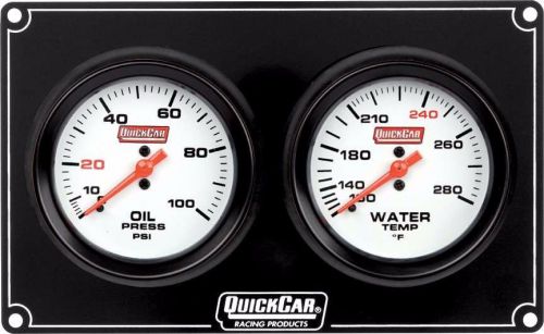Quickcar 61-7001 2 gauge panel op/wt imca dirt drag off road