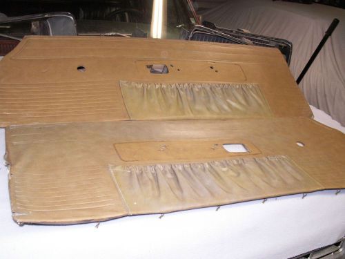 1969 dodge charger se tan door panels pair   general lee