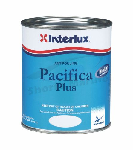 Interlux pacifica plus dual biocide antifouling boat bottom paint black quart