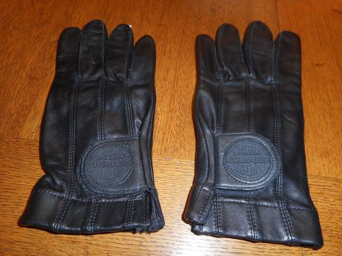 Harley-davidson® men&#039;s torque full finger gel leather motorcycle gloves m mint