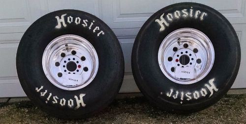 Wheels: weld street &amp; strip polished wheels &amp; hoosier race slicks