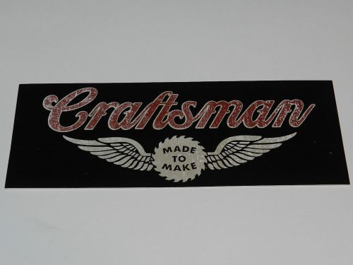 Craftsman racing decals stickers drags offroad nhra powersports hotrod nostalgia