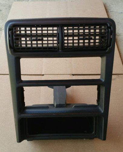 1994 1995 1998 ford mustang radio hvac dash bezel with storage cubby single din