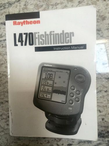 Raytheon l470 fishfinder operating manual