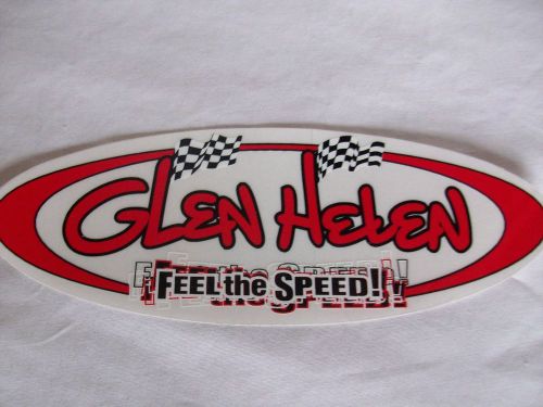 Glen helen &#034;feel the speed&#034; sticker/decal