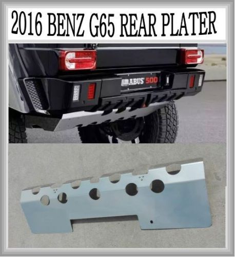 2016 ben*z  g65 rear bumper plater