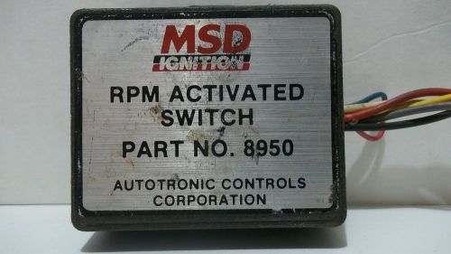 Msd rpm activated switch box 8950 autotronics controls
