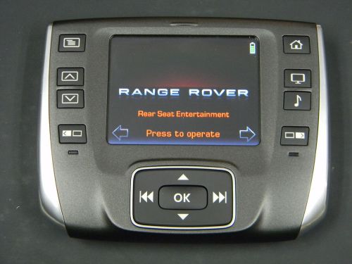 Land rover range rover lr dvd entertainment remote control rear seat oem