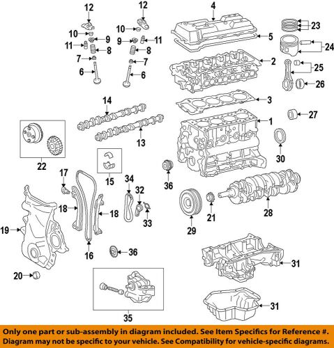 Toyota oem 09-15 corolla-engine valve cover 112010t010