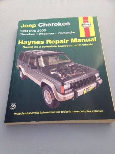 Haynes 1984-2000 jeep cherokee wagoneer comanche repair manual