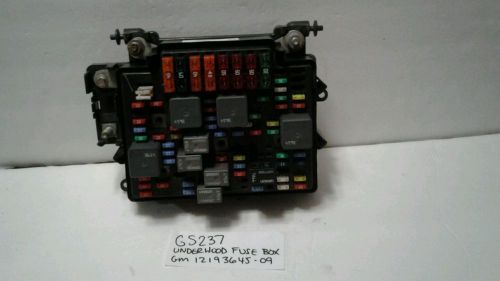 1999-2002 gm fuse relay box gm 12193645-09