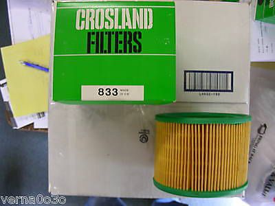 Crosland 833 -   2 ea air filters for  mg  mgb  mgb-gt -  new