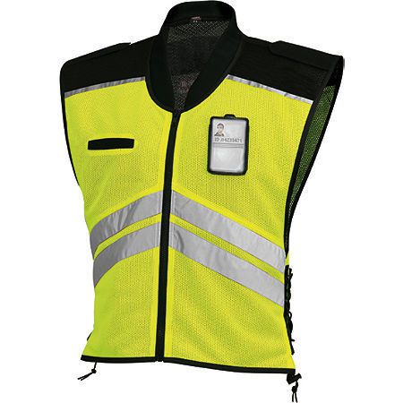 Vega mesh safety vest  hi vis yellow