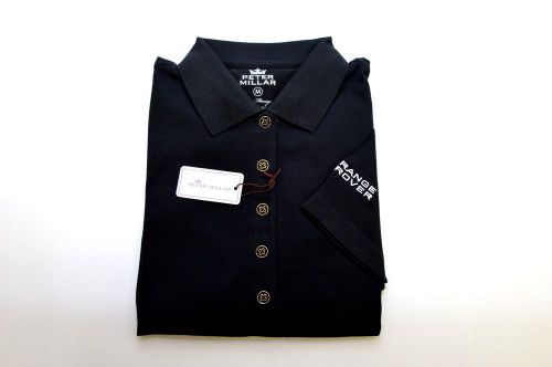 Black polo shirt (w small) by peter millar range rover high quality great gift!
