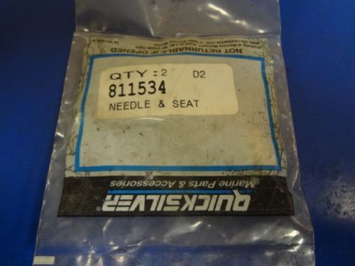 811534 set of 2, needle and seat weber carburetor, mercury