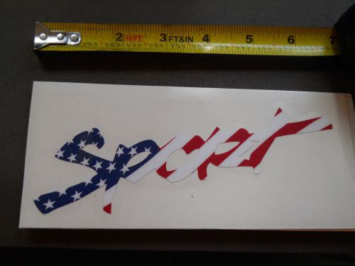 Sport decal for jeep and others - us flag