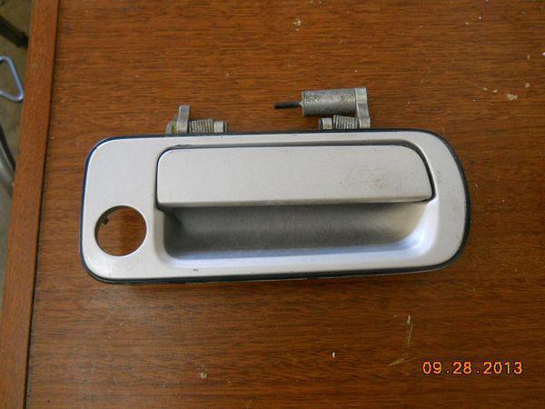 87-92 toyota supra right passenger side door handle silver