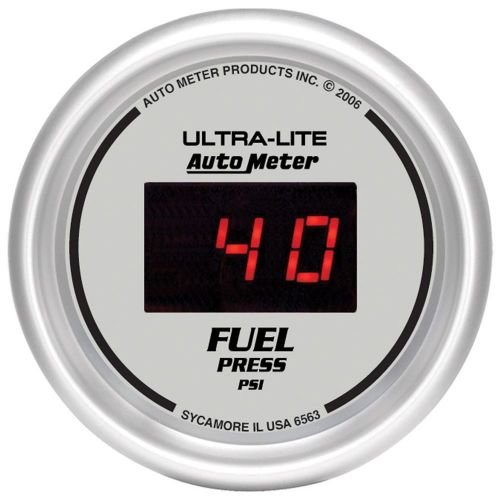 Auto meter 6563 ultra-lite; digital fuel pressure gauge