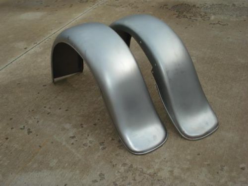 1932 ford coupe roadster rear fenders pair &#034;both sides&#034; factory blems steel