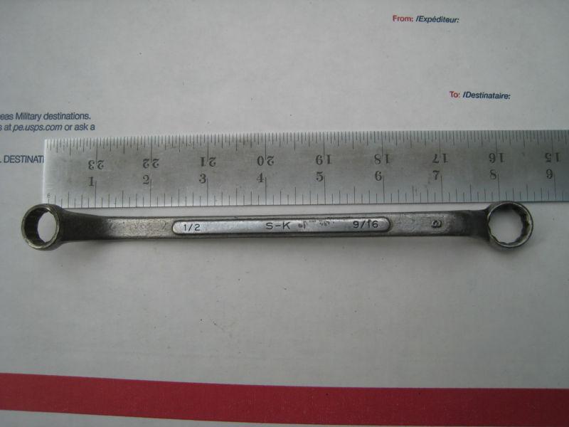 # 33016 3 * sk 1/2" 9/16" 12 pt double box end wrench made in usa tools s-k s k
