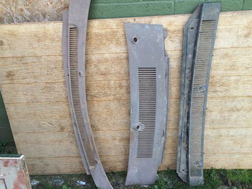 1969 1970 69 ford mustang mercury cougar windshield metal cowl panel grille,nice