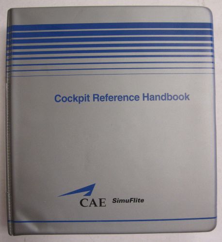 Gulfstream iii original simuflite cockpit reference handbook