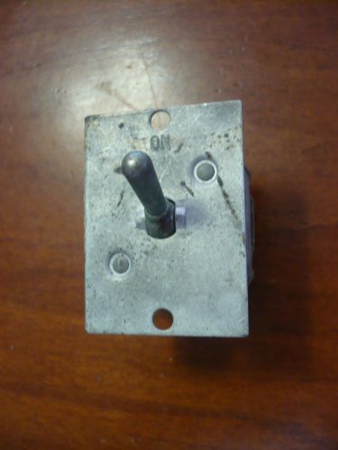 Vintage aircraft primary power toggle switch, 75a, cutler-hammer 8701k3 ac/dc