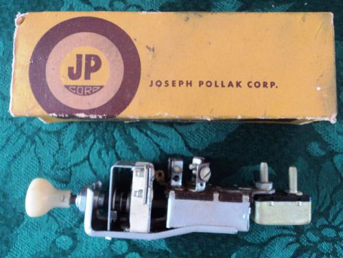 Nos joseph pollak corp. headlight switch # 1704 push-pull switch vintage