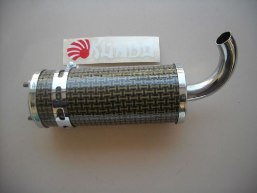 Kundo final silencer for scooters 50/70 cc, with kevlar, universal type, nos