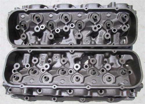 Gm big block chevy large oval port heads 3909802 1967 396/325hp 350hp 427/390hp