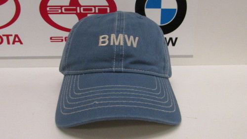 Bmw genuine oem bmw contrast stitch cap indigo 80-16-2-286-167