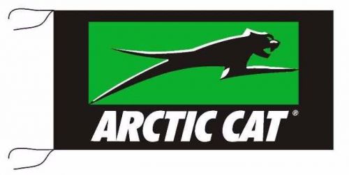 Arctic cat flag banner sign 4x2 ft snowmobile limited