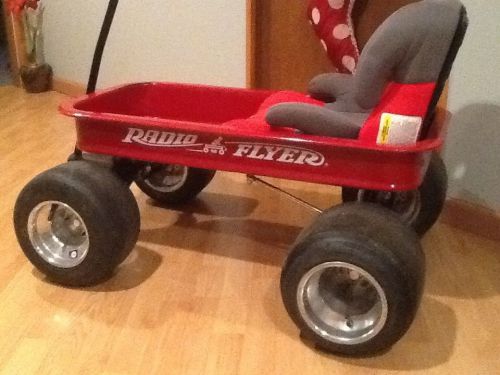 Radio flyer wagon bar stool racer race kart wheels tires (70)