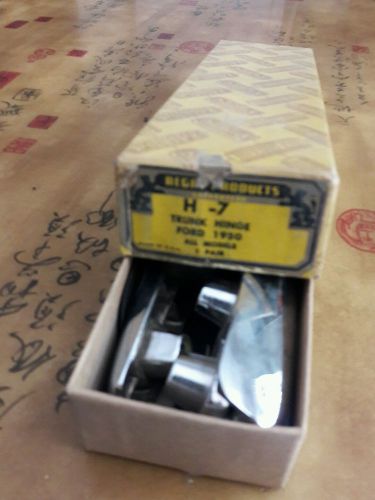 1950 ford trunk hinges pair nos ford regal h7