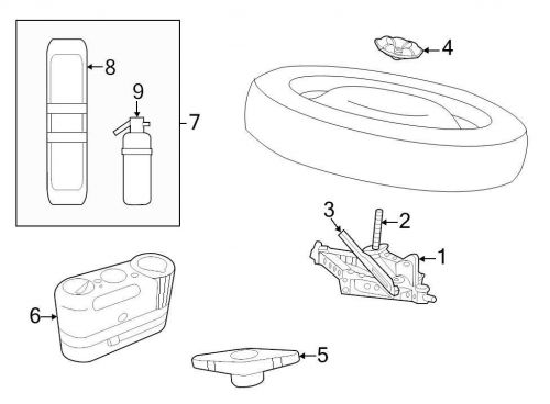 Chrysler oem  fire extinguisher 55352848ab image 9