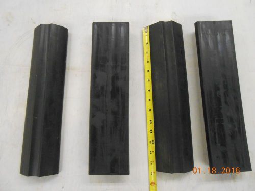 (4) meyer snow plow rubber inserts tmp poly plow, part # 12370