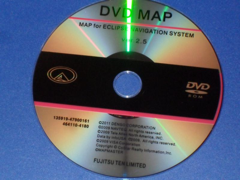 Eclipse navigation disc 2.5 avn2425 avn5435 avn5500 avn6600 a20d avn30d dvd cd