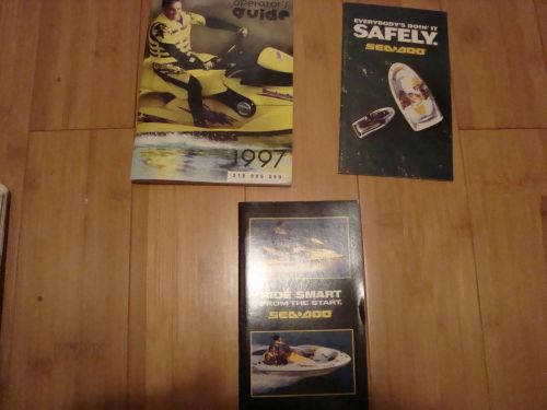 Sea doo operators guide gsi spx gtx gts gsx xp gti 1997 219-000-0059 219000059