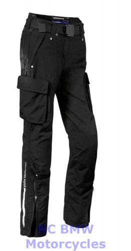 Bmw genuine motorcycle women rider waterproof textile pants black size 42