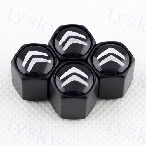 Black auto motor wheels tire valve stem dust cap cover for citroen accessories