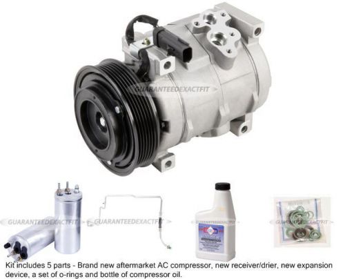 Ac compressor kit + drier, expansion device, oil &amp; more for jeep liberty