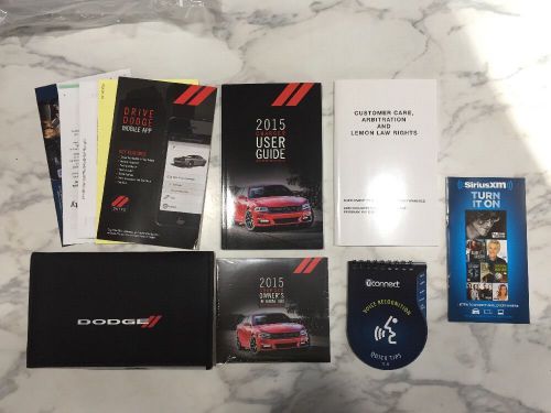 2015 dodge charger owners manual factory oem user guide srt hellcat lot om-005
