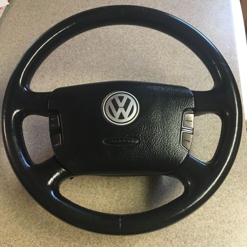 Vw mk4 steering wheel with airbag steering controls buttons oem golf jetta