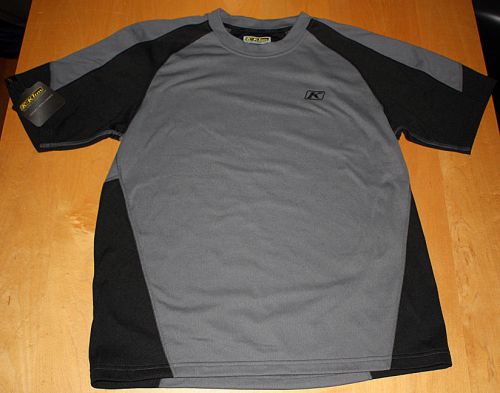 Klim summit t tech ss shirt - size l - snowmobiling / motocycle - new with tags
