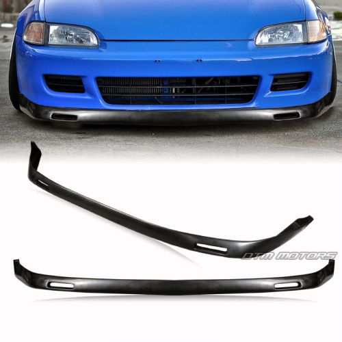 Bys style polyurethane front lower bumper lip for 1992-1995 honda civic 2 3 door