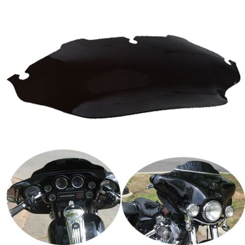 Black 6&#039;&#039; 8&#034; windshield screen for harley electra street glide touring 1996-2013