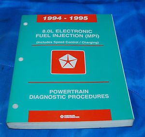 1994-95 dodge ram truck 8.0 powertain diagnostic procedures service manual