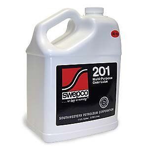 New swepco 201 gear oil 80w90/iso 150, gear lube, manual transmission oil fluid